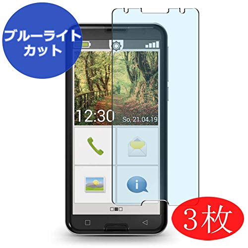 VacFun 3 Piezas Filtro Luz Azul Protector de Pantalla para Emporia Smart.3, Screen Protector Sin Burbujas Película Protectora (Not Cristal Templado) Anti Blue Light Filter