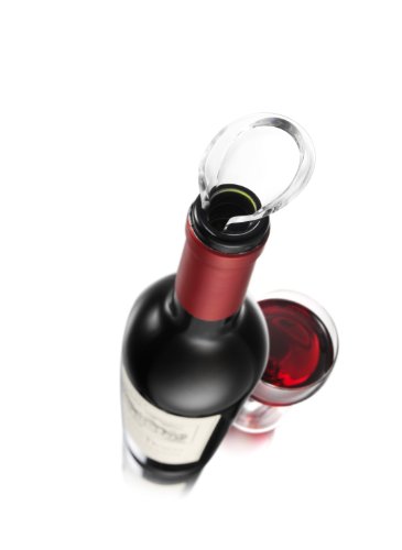 Vacu Vin Set de Vino, Negro, Talla única