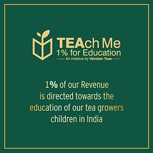 VAHDAM, Hojas de té verde orgánico de Himalaya (30 bolsitas de té), té de pérdida de peso natural 100%, té de desintoxicación, té adelgazante, hojas verdes de té suelto - 15 Ct (paquete de 2)