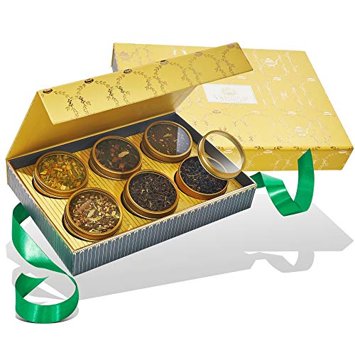 VAHDAM, Juego De Regalo De Té Surtido | 6 TEAS | Los mejores regalos de navidad para mujeres y hombres. Té negro, té verde, té de hierbas, té chai | Los mejores regalos para las mujeres