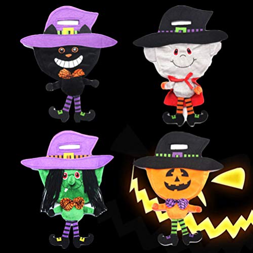 VALICLUD Cubo de Dulces de Halloween para Truco O Trato Fiesta de Disfraces Saco de Lona Reutilizable para Decoración Favor