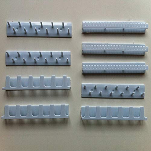 VALUEU Joyería Pantalla Rack 9-en-1 exhibición de joyería Organizador Adhesivo Pegar Pared Colgante Collar Percha