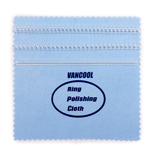 Vancool (18-pack)Anillo reductores Tamaño Ajustador (1.5mm/2mm/3mm), con el paño de pulido del anillo, perfecto para los anillos flojos