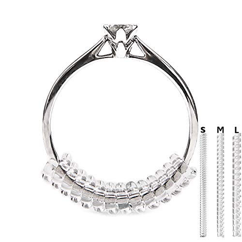 Vancool (18-pack)Anillo reductores Tamaño Ajustador (1.5mm/2mm/3mm), con el paño de pulido del anillo, perfecto para los anillos flojos