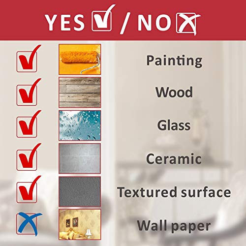 VANGOLD DIY Reloj de Pared sin Marco Espejo Grande 3D Sticker-2 años de garantía (Negro-73)