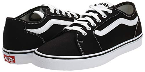 Vans Filmore Decon, Zapatillas para Hombre, Negro (Canvas) Black/White 187), 44.5 EU