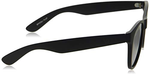 Vans Spicoli Flat Shades Gafas de sol, Negro (Black/Silver Mirror), 50.0 para Hombre