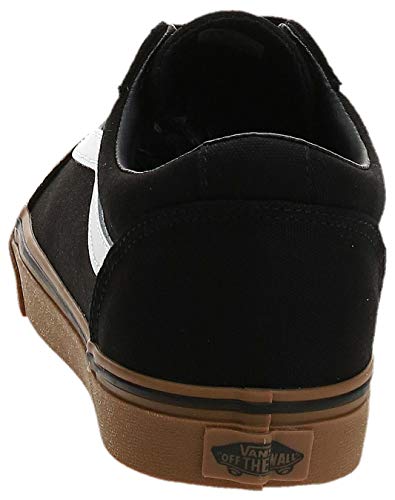 Vans Ward Canvas, Zapatillas para Hombre Negro (Canvas/Black/Gum 7Hi) 41 EU