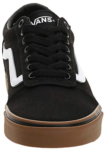 Vans Ward Canvas, Zapatillas para Hombre Negro (Canvas/Black/Gum 7Hi) 41 EU