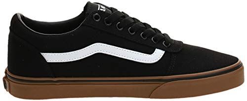 Vans Ward Canvas, Zapatillas para Hombre Negro (Canvas/Black/Gum 7Hi) 44.5 EU
