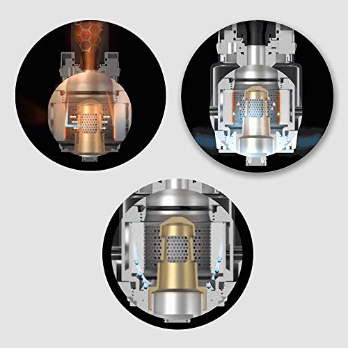 新品 	 Vaporesso Luxe-S Kit ，Cigarrillo Electrónico Vaping Kit 220W Box Mod Atomizador SKRR 8ml Tank E-Cig Vapor - Sin Nicotina y Sin E-líquido (Silver)