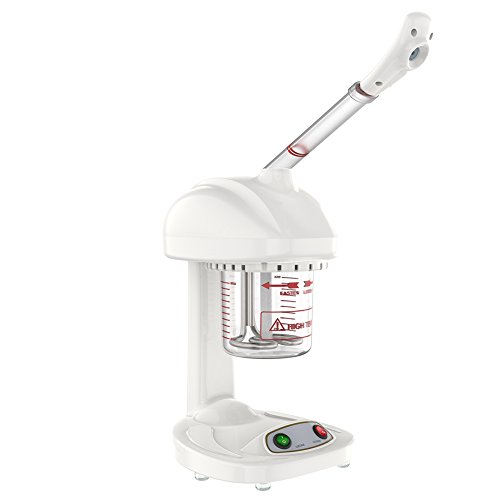 Vaporizador facial iónico Profesional Vaporizador facial 360 ° Rotación de Vaporizador iónico avanzado para la sauna facial SPA Hidratante.