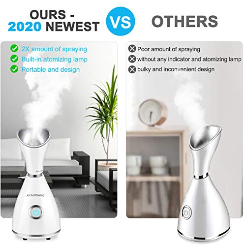 Vaporizador Facial Sauna Professional Steamer Facial Nano Ionica Home SPA Humidificador De Limpieza Profesional para El Cuidado De La Piel Limpieza Profunda De Los Poros Puntos Negros