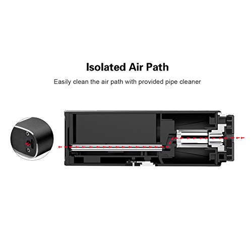 Vaporizador Hierba Seca Airistech con Flujo de Aire Aislado, Calentamiento Rápido, Notificación de Vibración, 2200 mA de Gran Capacidad Batería de Hierbas, Sin Nicotina