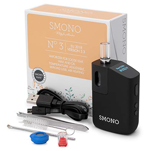 Vaporizador Smono 3.2 Vaporizer – con boquilla de cristal – Sin nicotina