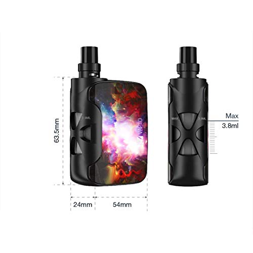 Vaptio Kit de cigarrillo electrónico original Fusion SP vape con batería incorporada de 1500 mAh 2 ml Potencia de salida del ecig del atomizador 50 w Sin E Líquido Sin nicotina (Nebulosa)