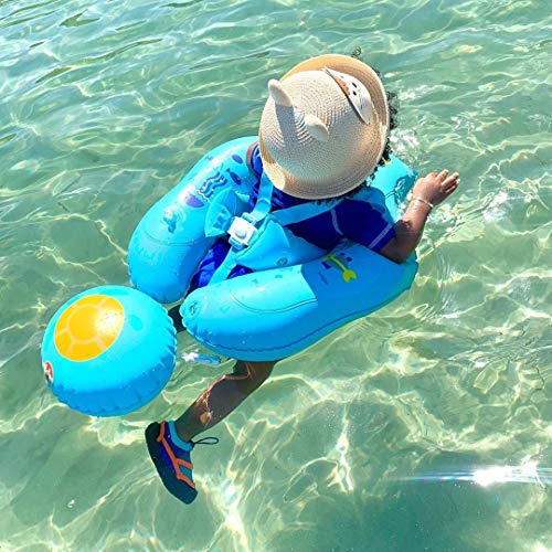 VATOS Flotadora para bebés 6meses-30meses Inflable Flotador de Natación para Bebés Bebé Recién Nacido Aprende a Nadar Entrenador Inflable Flotador para Bebés