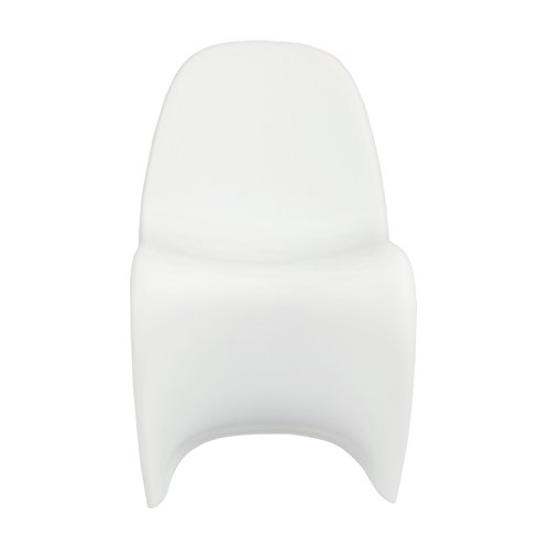 Vaukura Silla Pantom - Silla de Comedor de Polipropileno (Blanco)