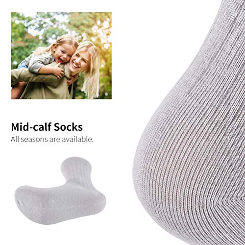 VBIGER Calcetines de Algodón para Mujer Calcetines Medias para Primavera Verano Otoño e Invierno, 6 Pares