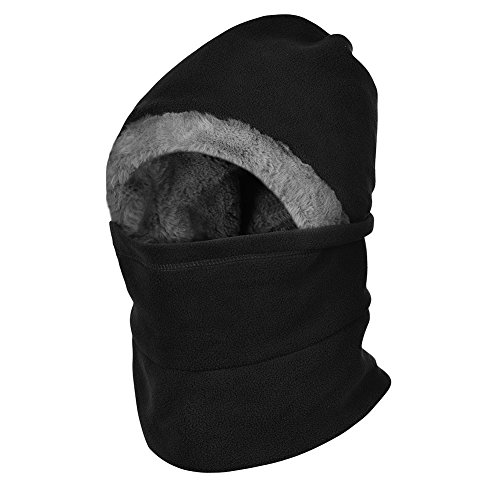 VBIGER Cuello Calentador para Invierno y Gorro con Calentito para Invierno Pasamontañas para Hombre y Mujeres