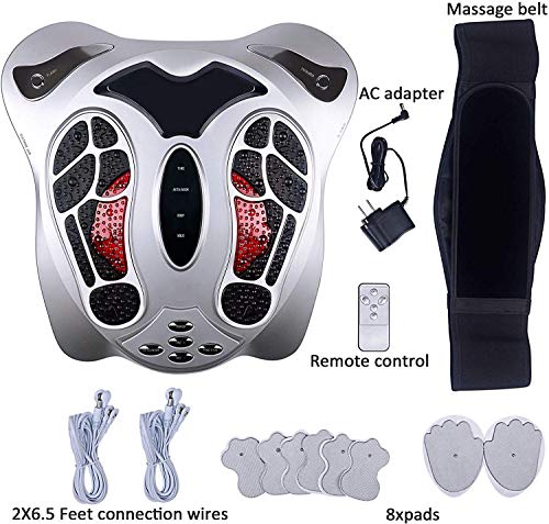 VCtyui Máquina de masajeador de pies médica, Dispositivo fisioterapéutico con función de reflexología del pie, acupuntura y Terapia de Infrarrojos para el Alivio del Dolor crónico
