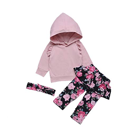 Vectry Camisetas Bebe Niña Ropa Bebe Recien Nacido Accesorios para El Pelo Blusas para Niñas Vestidos Bebe Niña Invierno Turbantes Conjunto Leggins Niña Pantalon Amarillo