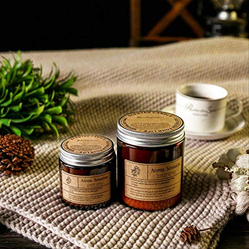 Vela De Aromaterapia Caja De Regalo DIY Tarro De Vidrio De Cera De Soja Hecho A Mano Fiesta De Cumpleaños 100 Ml Eucalipto Lavanda 100ml