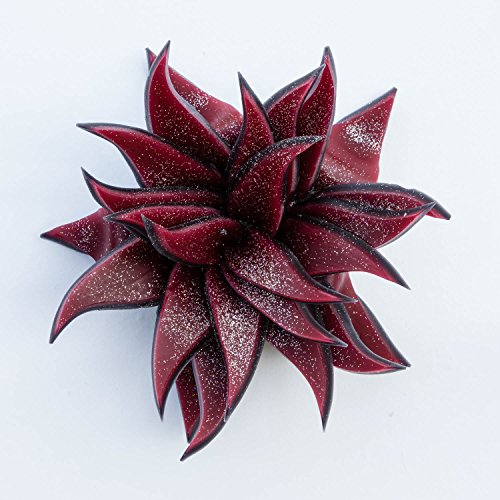 Vela original artesanal con forma de flor, con purpurina, de perfume natural de almizcle - Sables & Reflets, 16