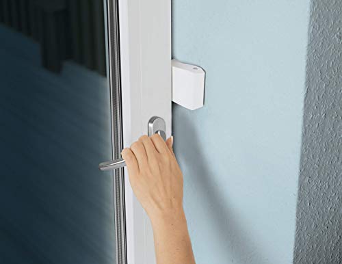 Ventana Schnapper 04117 adicionales Ventana | Protección antirrobos sin pilas | aufhebel parada para ventanas | ventanas cerrojo sin agujeros en marco | bloqueo Color Blanco
