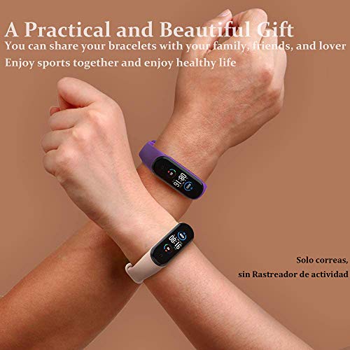 Ventdest Correas para Xiaomi Mi Band 5, (13PCS) Silicona Correa de Repuesto Suave, Transpirable, Resistente al Sudor, Vistoso, Pulseras para Xiaomi Mi Band 5