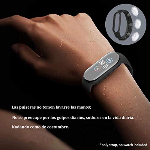 Ventdest Correas para Xiaomi Mi Band 5, (13PCS) Silicona Correa de Repuesto Suave, Transpirable, Resistente al Sudor, Vistoso, Pulseras para Xiaomi Mi Band 5