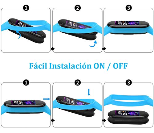 Ventdest Correas para Xiaomi Mi Band 5, (13PCS) Silicona Correa de Repuesto Suave, Transpirable, Resistente al Sudor, Vistoso, Pulseras para Xiaomi Mi Band 5