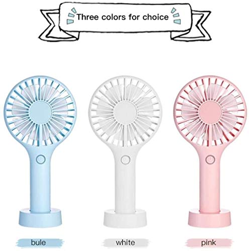Ventilador del bolsillo, ventilador de la mano, mini Suspensión silencioso ventilador con 3 Velocidad ajustable USB recargable portátil ventilador del escritorio for el hogar, oficina y el recorrido,