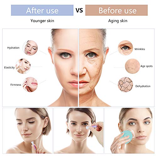 Ventosas Celulitis, Tazas Anticelulitis con Ventosas Corporales, Ventosas Faciales, Ventosas Oculares y Cepillo Facial, Drenaje Linfático o Alivio Natural del Dolor para Cara Cuello Espalda Piel