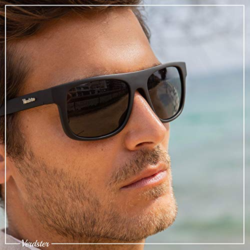 Verdster Islander – Gafas de Sol Clásicas Anchas para Hombre & Mujer & Mujer – Gafas de Sol Anchas a la Moda – Accesorios Incluidos