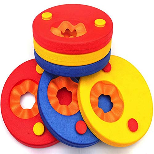 VERISA - Juego de 6 discos de espuma EVA para natación (espuma EVA, para niños y niñas, para aprender a nadar, 2 a 6 años, 25 kg máx.