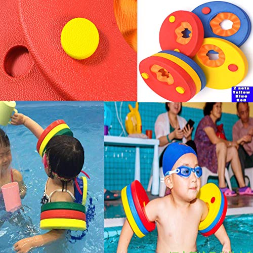 VERISA - Juego de 6 discos de espuma EVA para natación (espuma EVA, para niños y niñas, para aprender a nadar, 2 a 6 años, 25 kg máx.