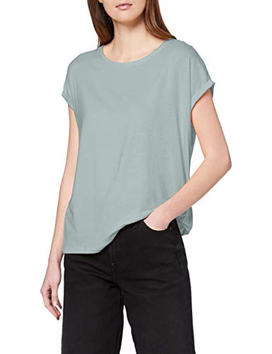 Vero Moda VMAVA Plain SS Top GA Noos Camiseta, Gris, XL para Mujer