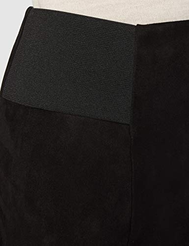 Vero Moda VMCAVA HW Faux Suede Skirt JRS Boo Falda Informal de Negocios, Negro, L para Mujer
