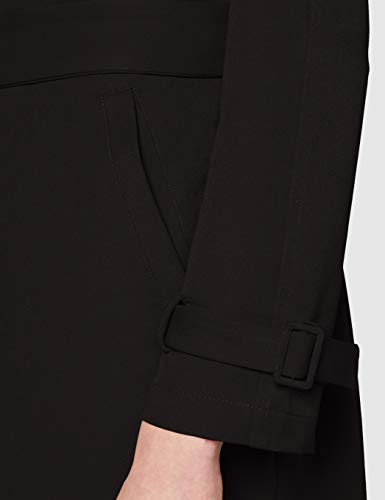 Vero Moda Vmdonnaexport Ss20 Long Jacket Boos Gabardina, Negro, S para Mujer