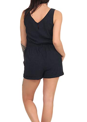 Vero Moda VMHELENMILO SL Playsuit WVN Mono Corto, Azul Oscuro, S Mujer