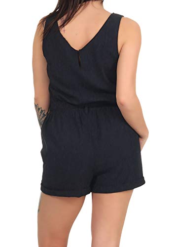Vero Moda VMHELENMILO SL Playsuit WVN Mono Corto, Azul Oscuro, S Mujer