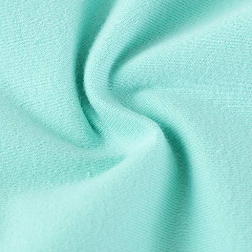 Vestidos con Capucha Niñas Unicornio Lentejuelas Largo Túnica Pullover Tops Manga Larga Algodón Suéter Casual Verde Otoño Sudadera con Capucha 2 3 4 5 6 7 años