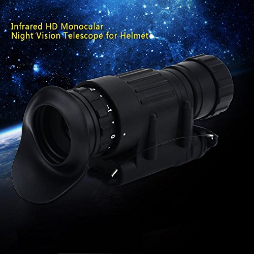 VGEBY1 Telescopio Monocular, Telescopio Monocular Infrarrojo IR Impermeable Negro Duradero con Dispositivo de Alta Definición para Exploración al Aire Libre