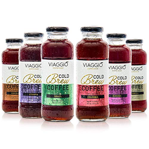 Viaggio Espresso Cold Brew Coffee Selección Especial (6 botellas de 296 ml.)