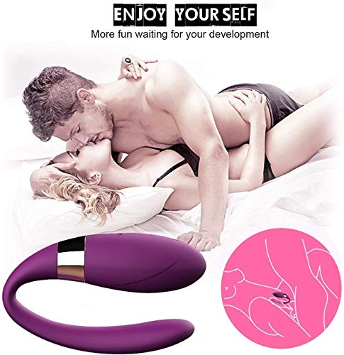 Vībrǎdør Clītørīanø Mujer Mando a Distancia, Tipo U Vībrǎdoręș para Mujer Control Remoto Inalámbrico para Mujer Puņțó Ġ y Clítøríș con Silencioso 7 Modos, șęxø Juguętęs Pareja (B)