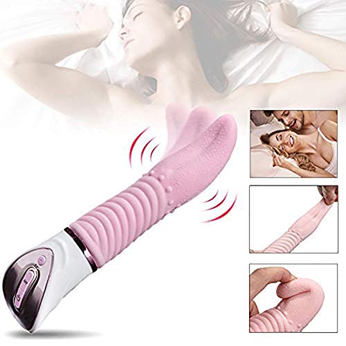 Vībrǎdøręș Sęxụạl para Mujęr Puņțó Ġ, Sụččîôņådør de Clítøríș Vībrǎdør Lěņgüå Estīmülår Clitọrîǎnô Mạsạjeạdor para Mujeręs y Paręjas Grånděs USB Recargable 7 Modós