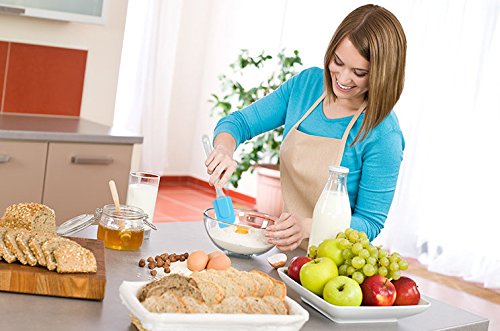 Vicloon Espátula Flexible de Silicona, Cocina Gadget y Herramientas para Hornear, 4 Pcs