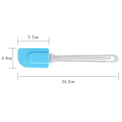 Vicloon Espátula Flexible de Silicona, Cocina Gadget y Herramientas para Hornear, 4 Pcs
