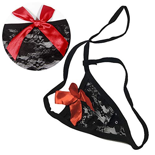 VicSec Corsé Lencería Conjunto de Encaje Transparente para Mujer, Sexy Ropa Interior Erótica Floral con Bustier + G-String + Correa Liguero (Negro, M)